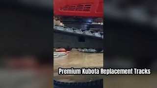 Vervangende rubberen rups