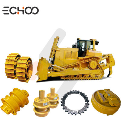 Vervaardiging van de onderdelen van het chassis van de bulldozer